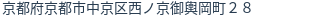 住所（登記所在地）