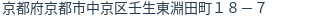 住所（登記所在地）