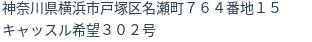 住所(登記所在地)