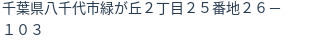 住所(登記所在地)