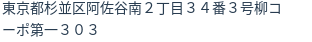 住所(登記所在地)