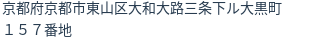 住所(登記所在地)