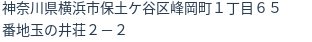 住所（登記所在地）