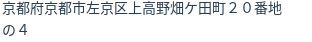 住所（登記所在地）