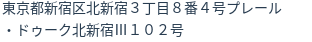住所(登記所在地)