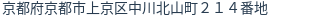 住所（登記所在地）