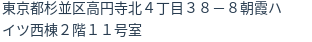 住所(登記所在地)
