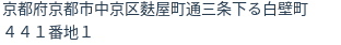 住所(登記所在地)