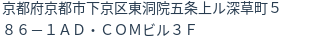 住所(登記所在地)