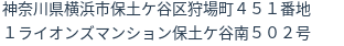 住所(登記所在地)