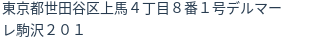 住所（登記所在地）