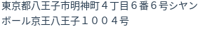 住所(登記所在地)