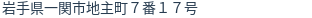 住所(登記所在地)