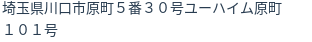 住所（登記所在地）