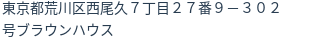 住所（登記所在地）