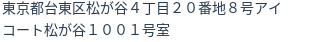 住所(登記所在地)