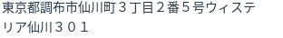 住所(登記所在地)