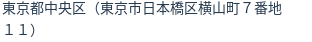 住所（登記所在地）