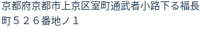 住所(登記所在地)