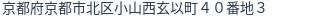 住所（登記所在地）