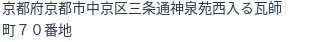 住所（登記所在地）