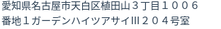 住所（登記所在地）