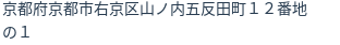 住所(登記所在地)