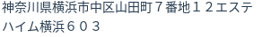 住所(登記所在地)