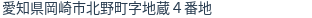 住所(登記所在地)