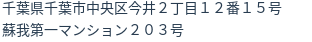 住所（登記所在地）