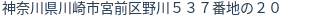 住所(登記所在地)
