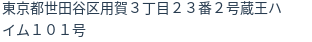住所（登記所在地）