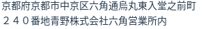 住所（登記所在地）