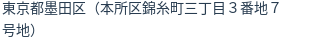 住所(登記所在地)