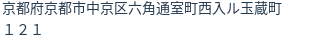 住所（登記所在地）