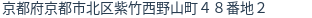 住所（登記所在地）