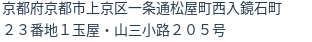 住所(登記所在地)