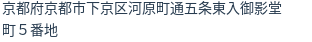 住所（登記所在地）
