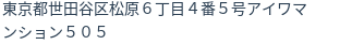 住所（登記所在地）