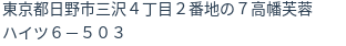 住所(登記所在地)