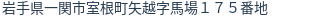 住所（登記所在地）