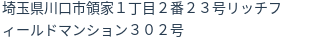 住所（登記所在地）