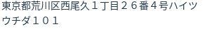 住所（登記所在地）