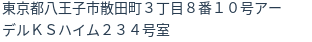 住所(登記所在地)