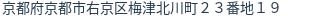 住所(登記所在地)