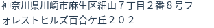 住所(登記所在地)