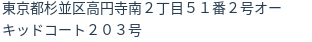 住所（登記所在地）