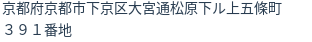 住所(登記所在地)