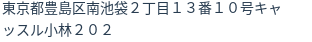 住所(登記所在地)