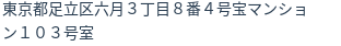 住所(登記所在地)
